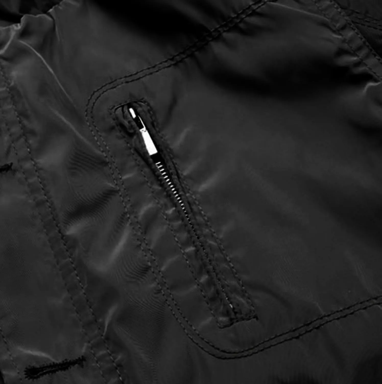 Jackets for Men Winter Fit Standing Collar Multi Pocket Windbreaker Casual Jacket Coat Trench Coat for Men Long