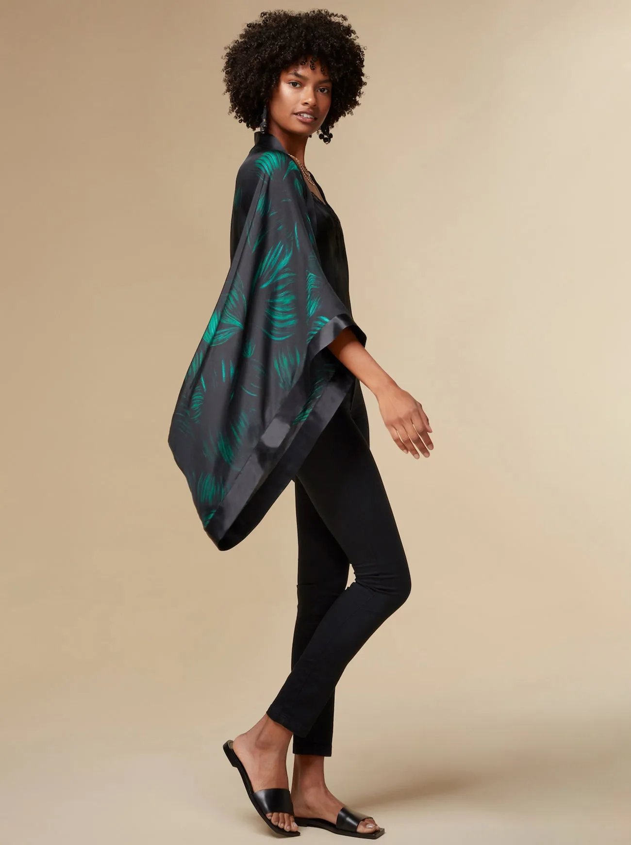 Kate Silk Kimono Top