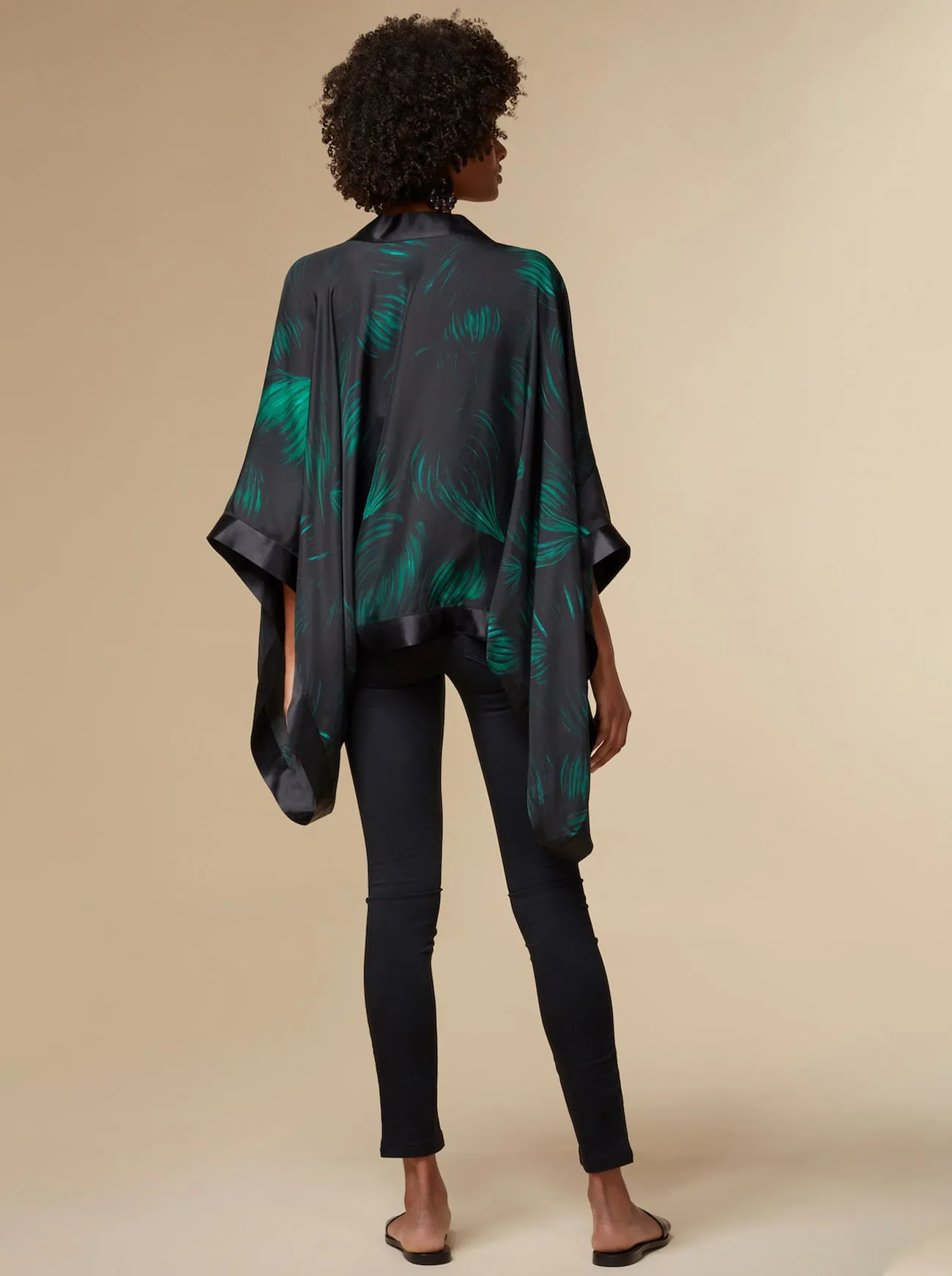 Kate Silk Kimono Top