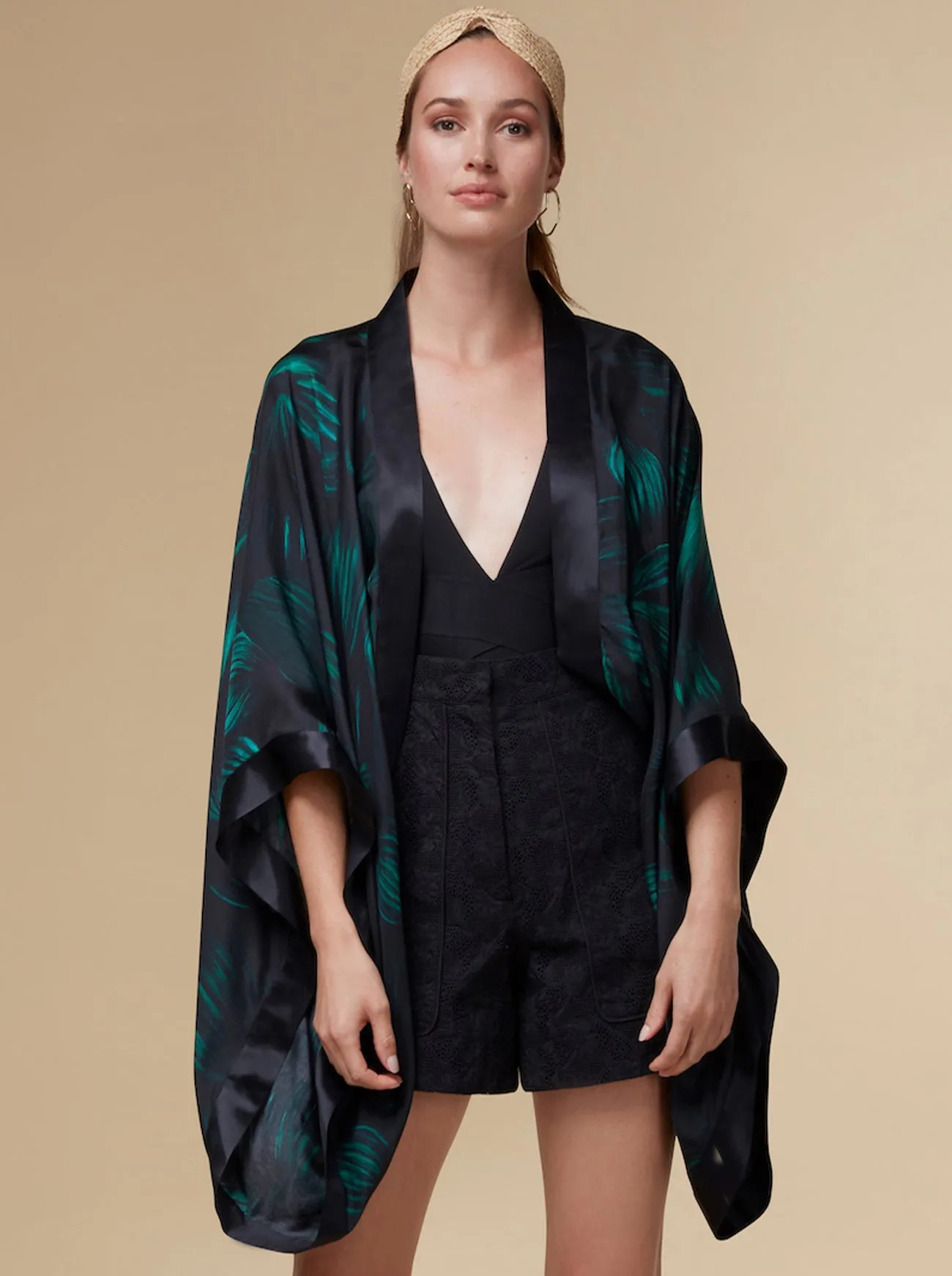 Kate Silk Kimono Top