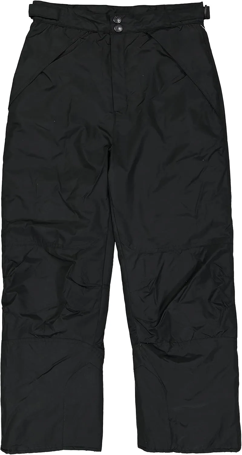 LONDON FOG boys Water-resistant Adjustable Waist Insulated Snow and Winter Ski Pants