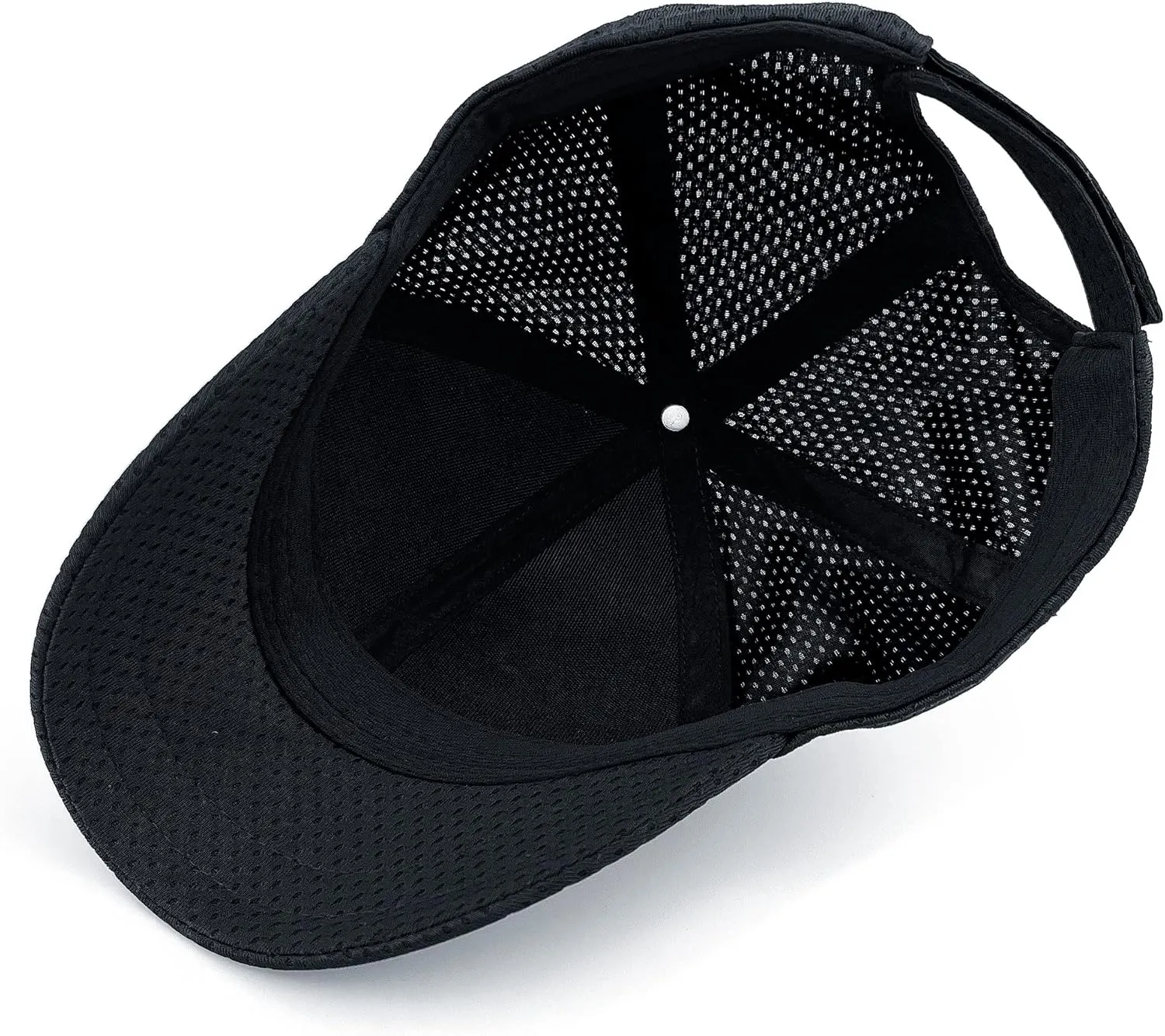 Loneshark Full Mesh Breathable Structured Baseball Cap for Men Running Summer Women Quick Dry Moisture Wicking Golf Hat