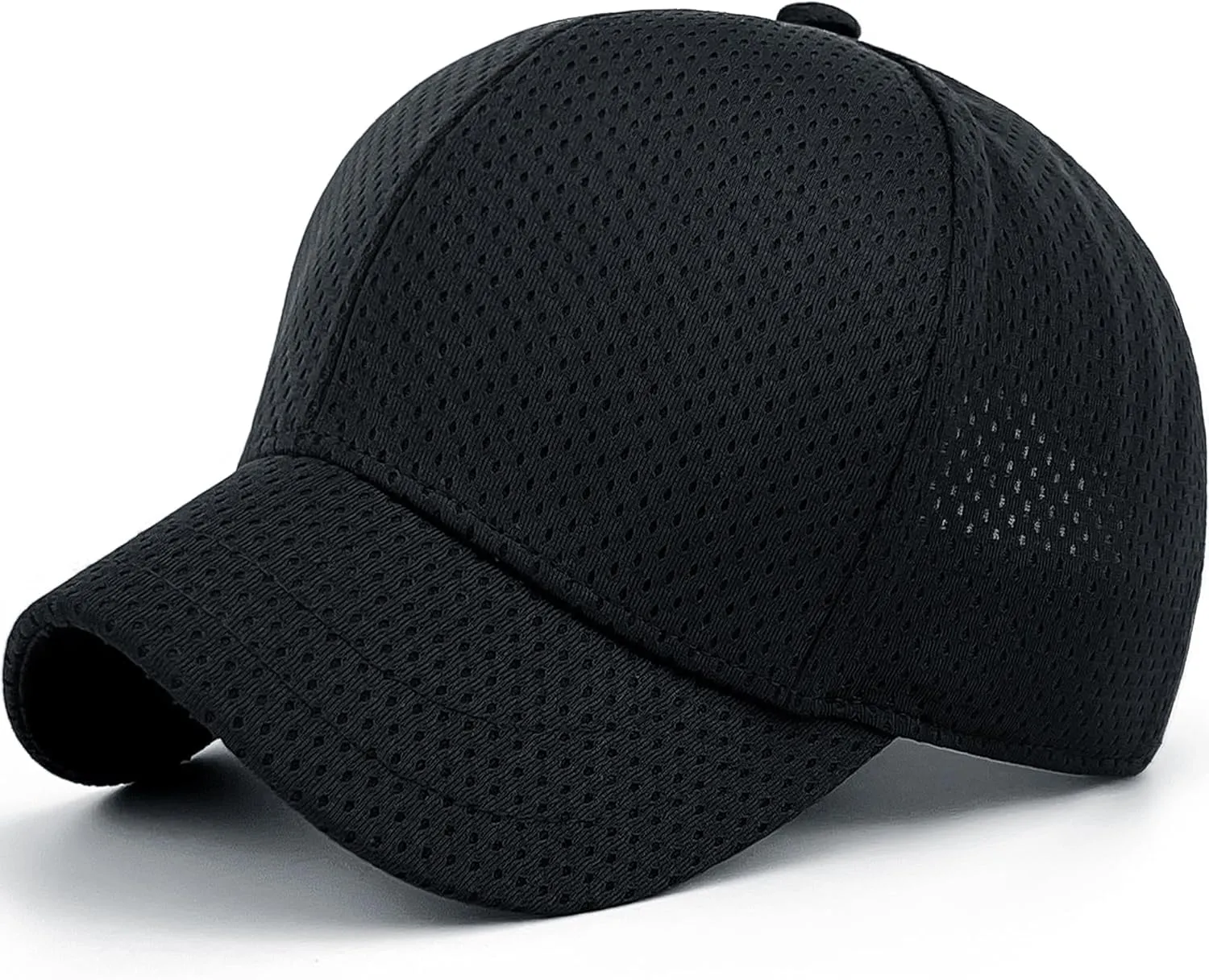Loneshark Full Mesh Breathable Structured Baseball Cap for Men Running Summer Women Quick Dry Moisture Wicking Golf Hat