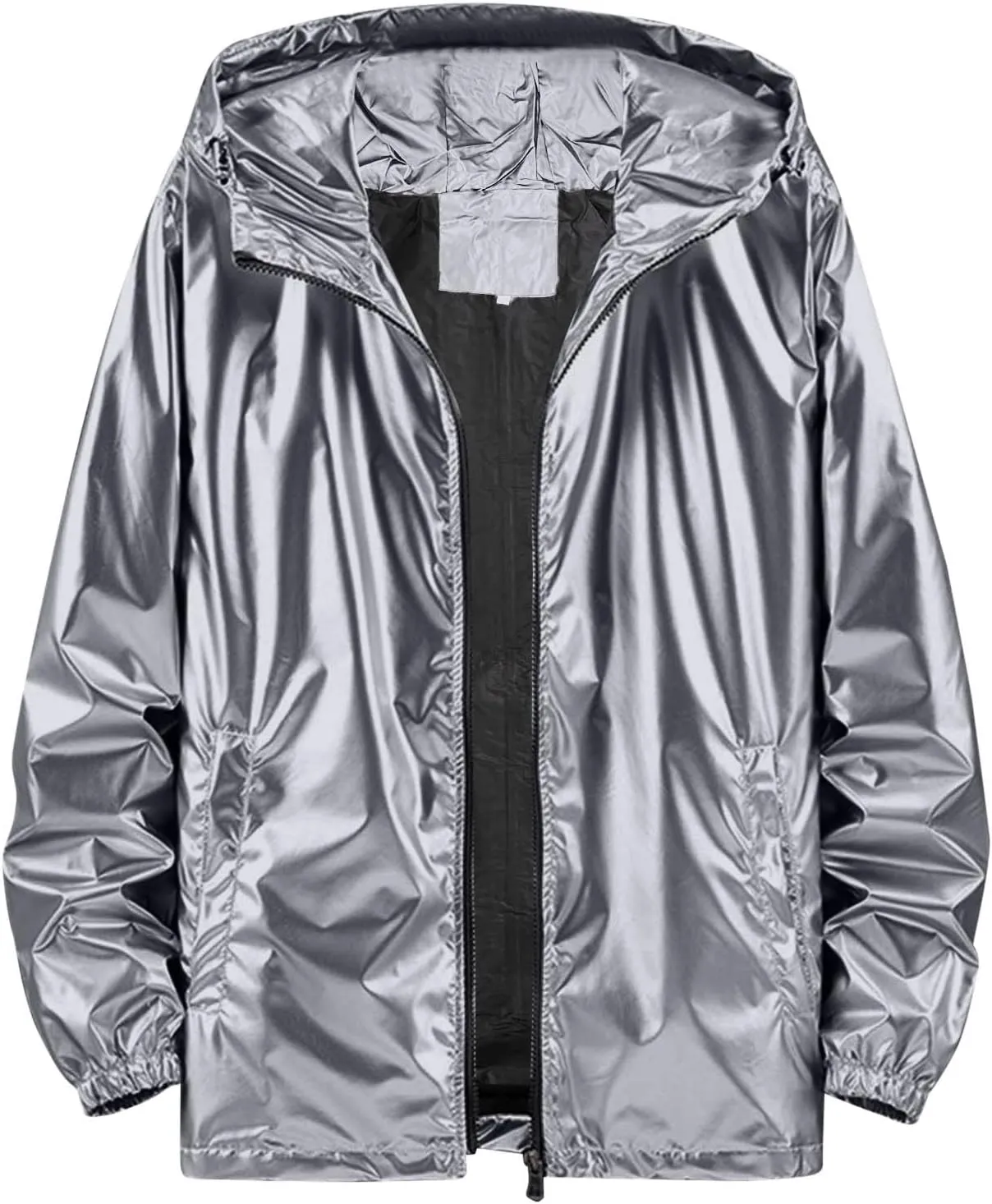 MIDOO Mens Ski Jacket Waterproof Insulated Warm Lined Wool Shirt Jacket Winter Heavyweight Thick Jacket Classic Lapel Jacket