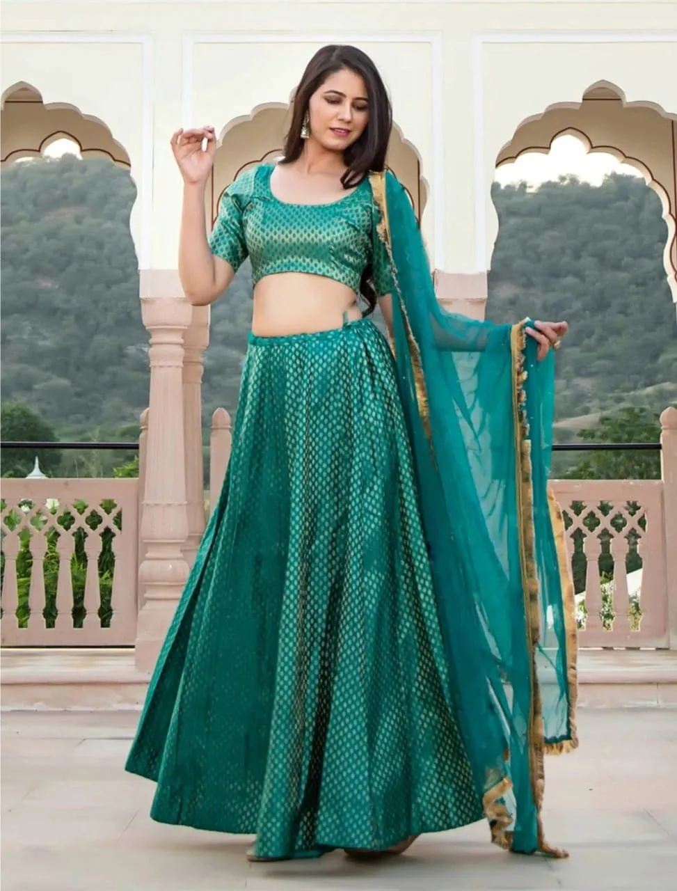 Party Wear Nayra Silk Lehenga
