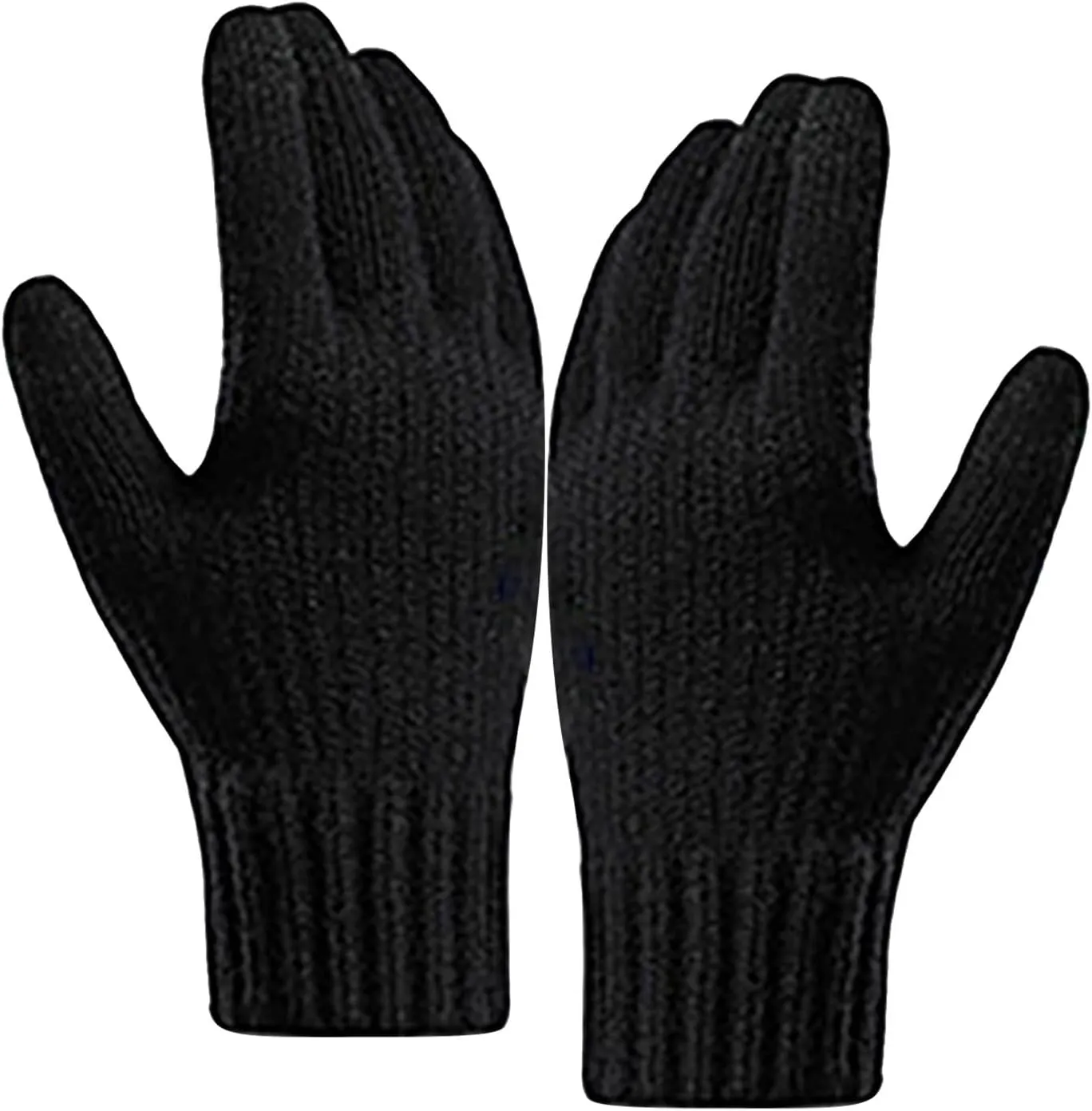 Winter Warm Beanie Hat Scarf and Touchscreen Gloves Set Caps Neck Scarves with Fleece Lined Winter Clothes