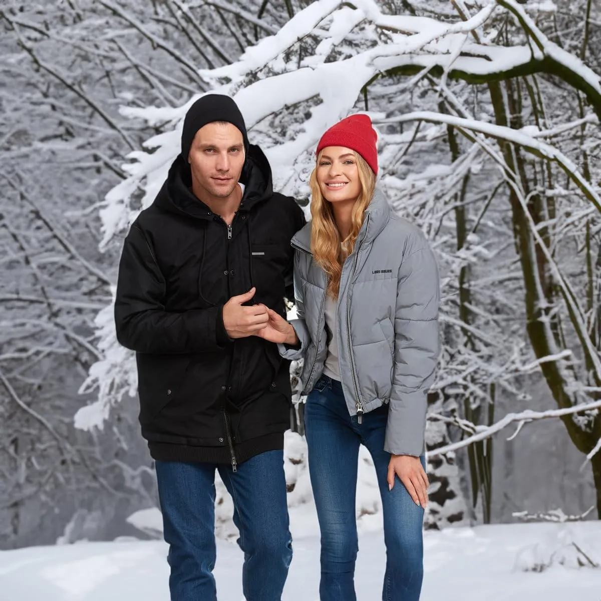 Yacht & Smith Wholesale Beanie and Glove Winter Bulk Kit, Kids Adults Bulk Sets, Homeless Donation Shelters