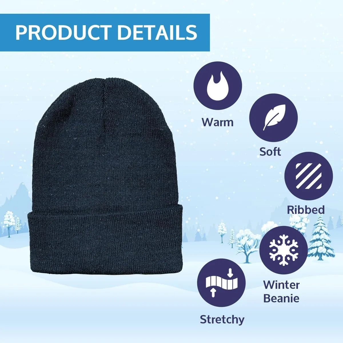 Yacht & Smith Wholesale Beanie and Glove Winter Bulk Kit, Kids Adults Bulk Sets, Homeless Donation Shelters