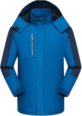 Ymosrh Men's Jackets Hooded Waterproof Windproof Raincoat Jacket Mens, M-4XL
