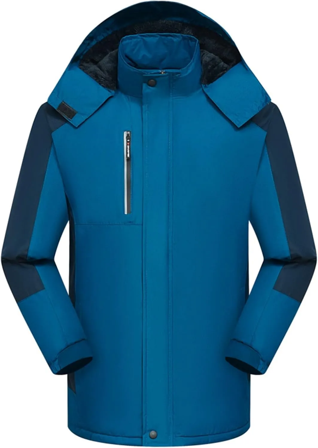 Ymosrh Men's Jackets Hooded Waterproof Windproof Raincoat Jacket Mens, M-4XL