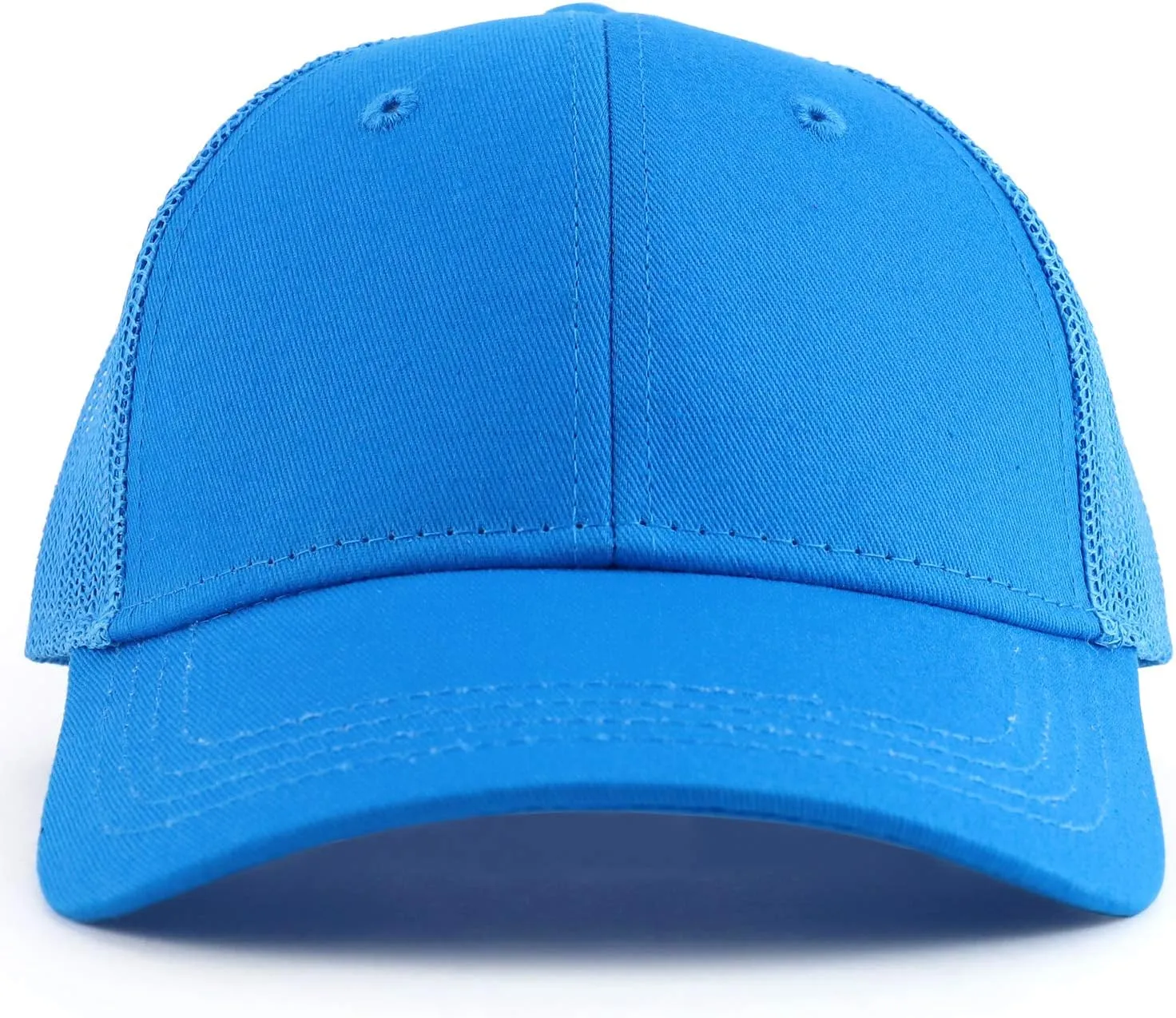 Youth Size Kid's Cotton Twill 6 Panel Trucker Mesh Baseball Cap